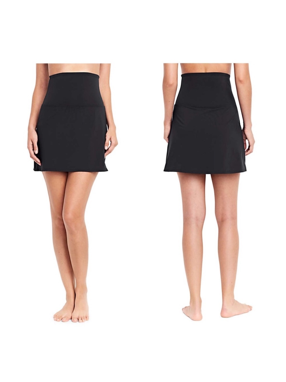 Lands' End High Waist Swim Skirt Size 14